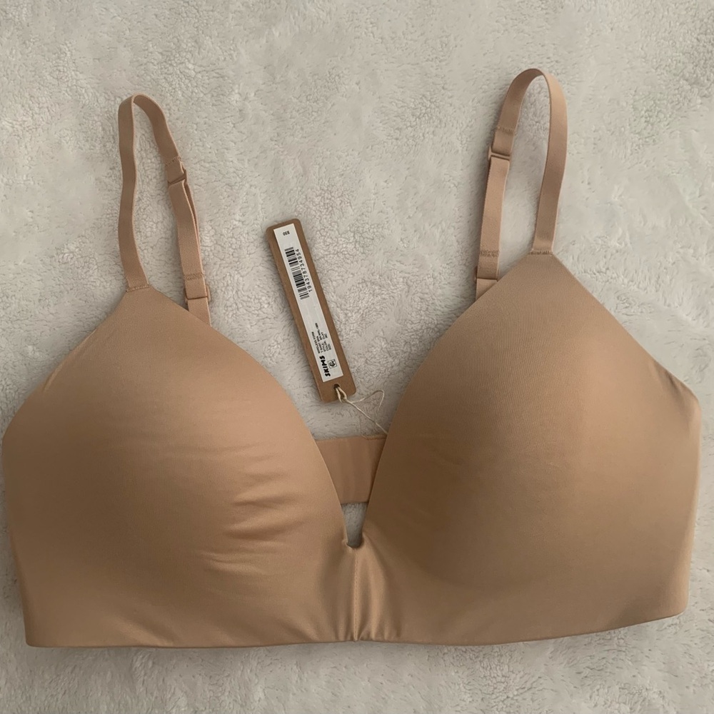 SKIMS WIRELESS FORM T SHIRT BRA~CLAY~36 C BNWT - Picture 5 of 9